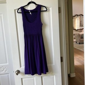 CK Purple Sleeveless Dress